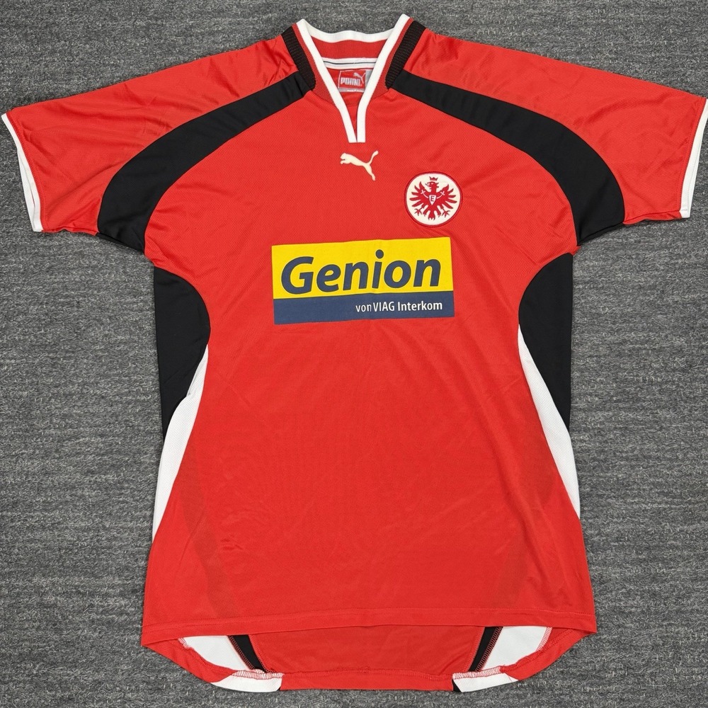 Eintracht Frankfurt Home Jersey Puma Adult Large Red 2000-2001 Home Trikot